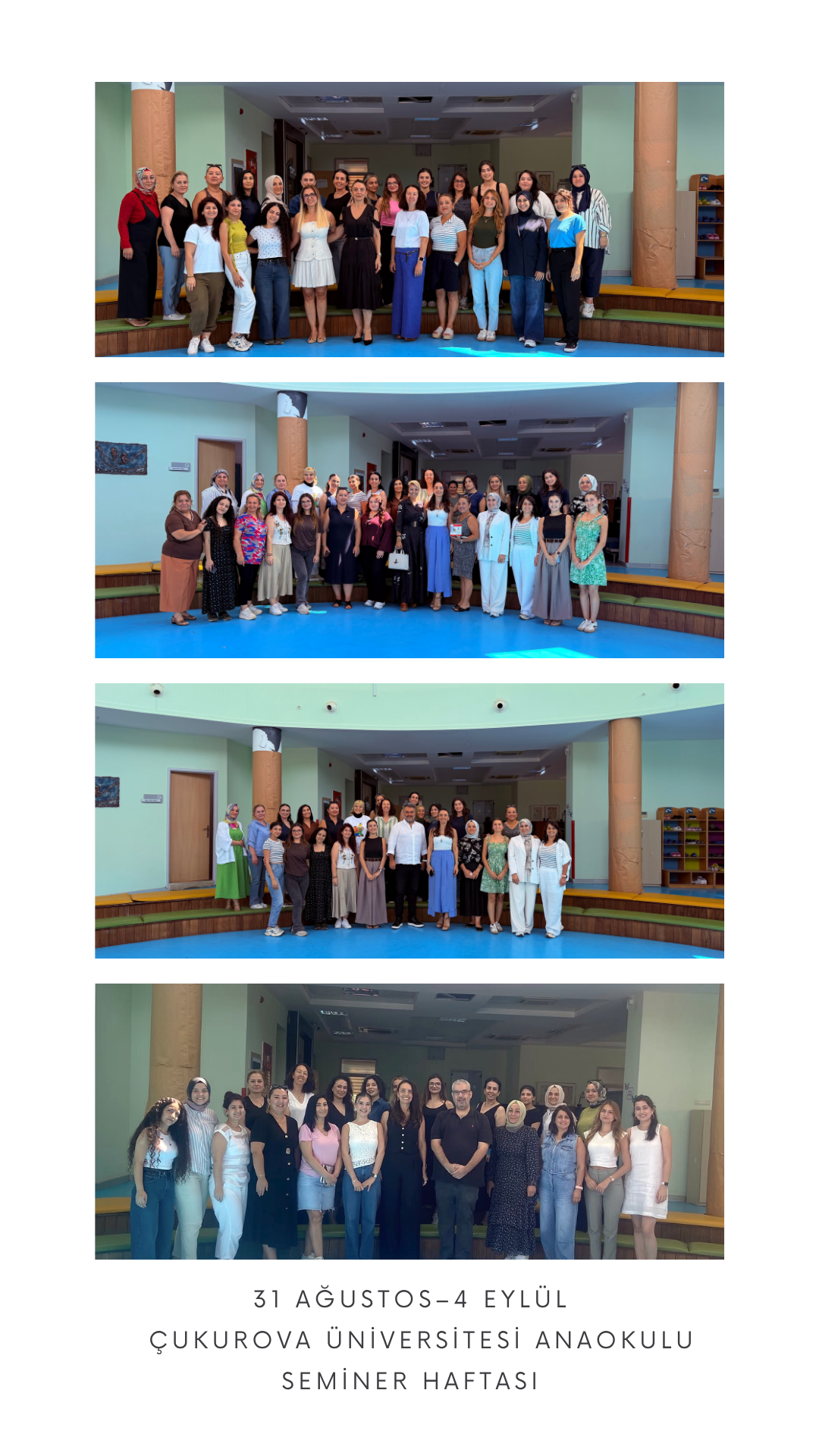 31 Ağustos–4 Eylül Seminer Haftası